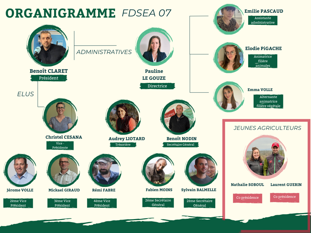 green clean corporate organizational chart